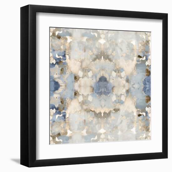 Harmony Blue and Brown III-Ellie Roberts-Framed Art Print