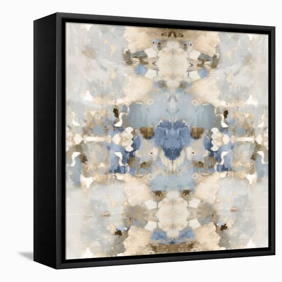 Harmony Blue and Brown IV-Ellie Roberts-Framed Stretched Canvas