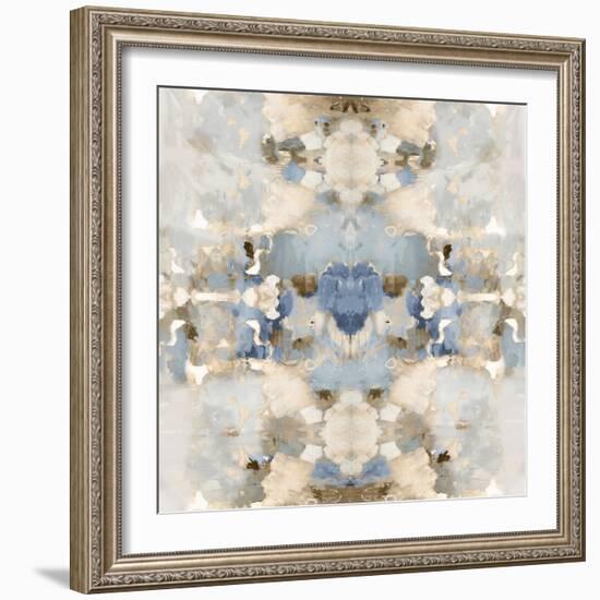 Harmony Blue and Brown IV-Ellie Roberts-Framed Art Print