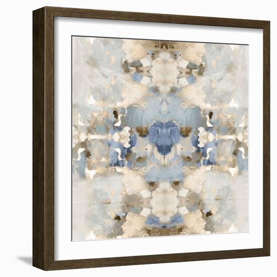 Harmony Blue and Brown IV-Ellie Roberts-Framed Art Print