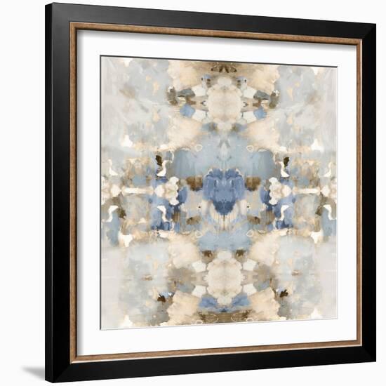 Harmony Blue and Brown IV-Ellie Roberts-Framed Art Print