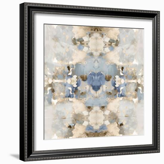 Harmony Blue and Brown IV-Ellie Roberts-Framed Art Print