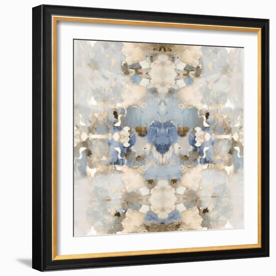 Harmony Blue and Brown IV-Ellie Roberts-Framed Art Print