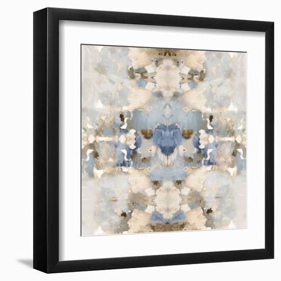 Harmony Blue and Brown IV-Ellie Roberts-Framed Art Print