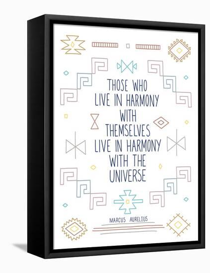 Harmony Glyphs-Cody Alice Moore-Framed Stretched Canvas
