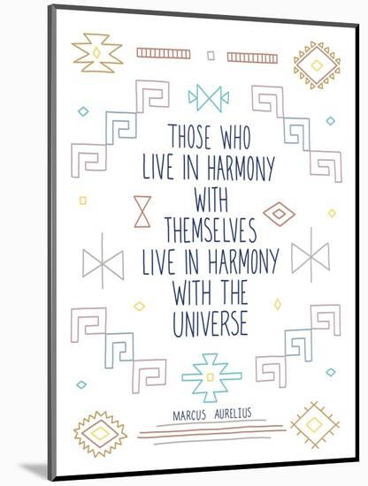 Harmony Glyphs-Cody Alice Moore-Mounted Art Print