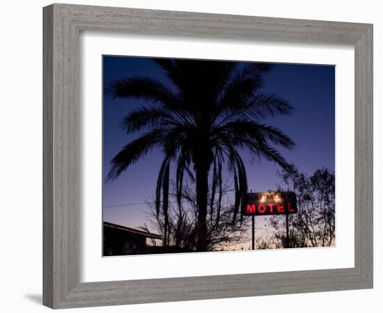 Harmony Hotel, Twentynine Palms, California, United States of America, North America-Ethel Davies-Framed Photographic Print