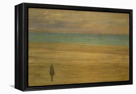 Harmony in Blue and Silver: Trouville, 1865-James Abbott McNeill Whistler-Framed Premier Image Canvas