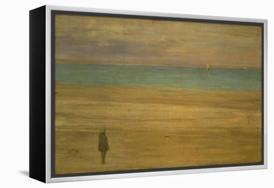 Harmony in Blue and Silver: Trouville, 1865-James Abbott McNeill Whistler-Framed Premier Image Canvas