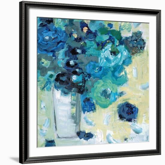 Harmony in Blue-Jennifer Harwood-Framed Art Print