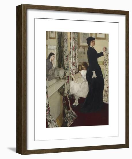 Harmony in Green and Rose - The Music Room-James McNeill Whistler-Framed Premium Giclee Print