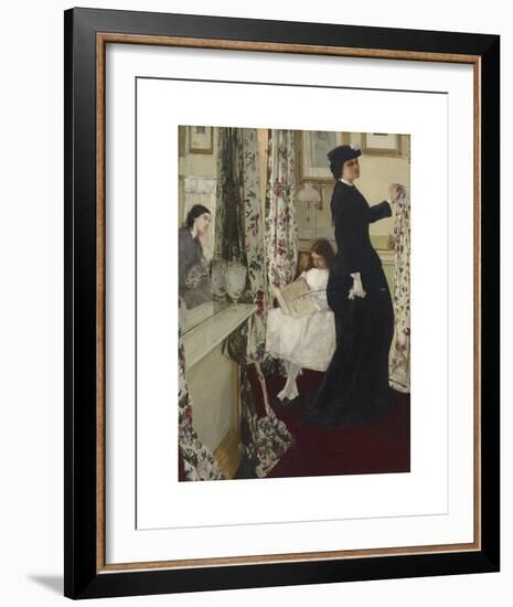 Harmony in Green and Rose - The Music Room-James McNeill Whistler-Framed Premium Giclee Print