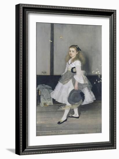 Harmony in Grey and Green: Miss Cicely Alexander-James Abbott McNeill Whistler-Framed Giclee Print