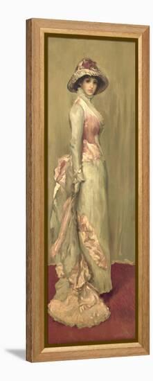 Harmony in Pink and Grey: Lady Meux, 1881-James Abbott McNeill Whistler-Framed Premier Image Canvas