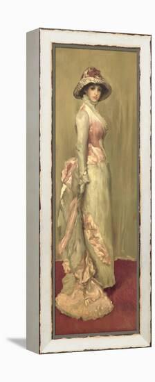 Harmony in Pink and Grey: Lady Meux, 1881-James Abbott McNeill Whistler-Framed Premier Image Canvas