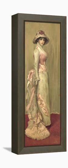 Harmony in Pink and Grey: Lady Meux, 1881-James Abbott McNeill Whistler-Framed Premier Image Canvas