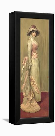 Harmony in Pink and Grey: Lady Meux, 1881-James Abbott McNeill Whistler-Framed Premier Image Canvas