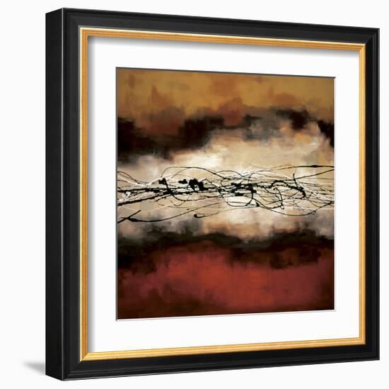 Harmony in Red and Ochre-Laurie Maitland-Framed Giclee Print