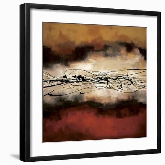 Harmony in Red and Ochre-Laurie Maitland-Framed Giclee Print