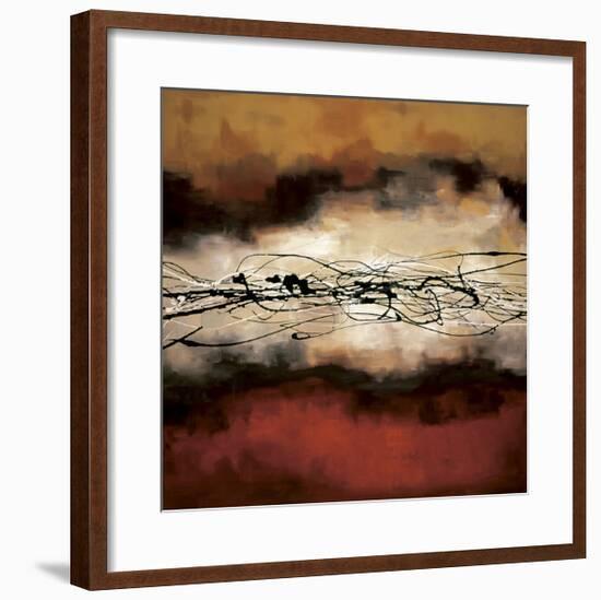 Harmony in Red and Ochre-Laurie Maitland-Framed Giclee Print