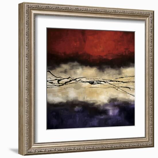 Harmony in Red and Violet-Laurie Maitland-Framed Giclee Print