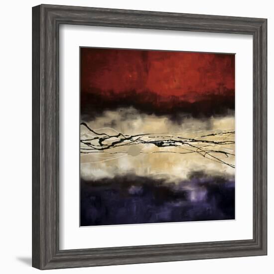 Harmony in Red and Violet-Laurie Maitland-Framed Giclee Print