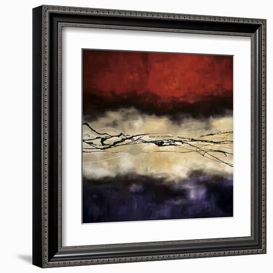 Harmony in Red and Violet-Laurie Maitland-Framed Giclee Print