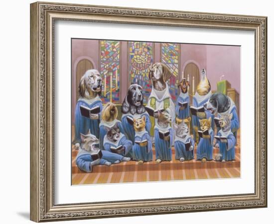 Harmony-Bryan Moon-Framed Art Print