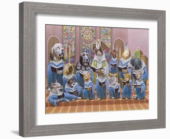 Harmony-Bryan Moon-Framed Art Print