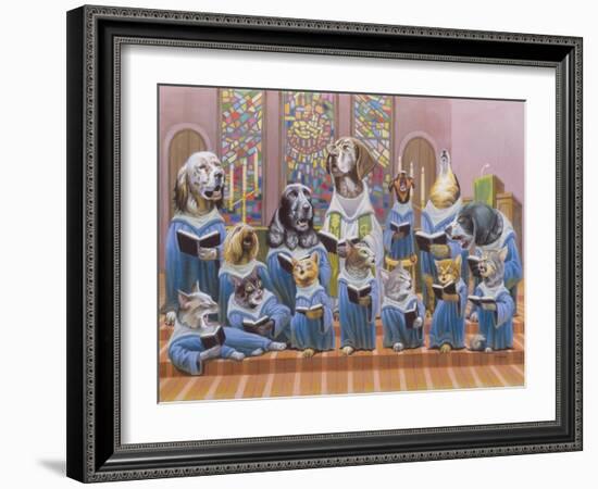 Harmony-Bryan Moon-Framed Art Print