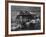 Harness Racing at All Russia Horse Show at the Hippodrome-Howard Sochurek-Framed Photographic Print