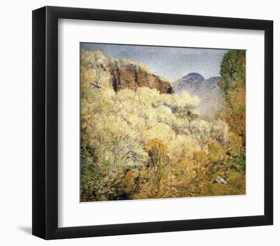 Harney Desert, 1908-Frederick Childe Hassam-Framed Premium Giclee Print