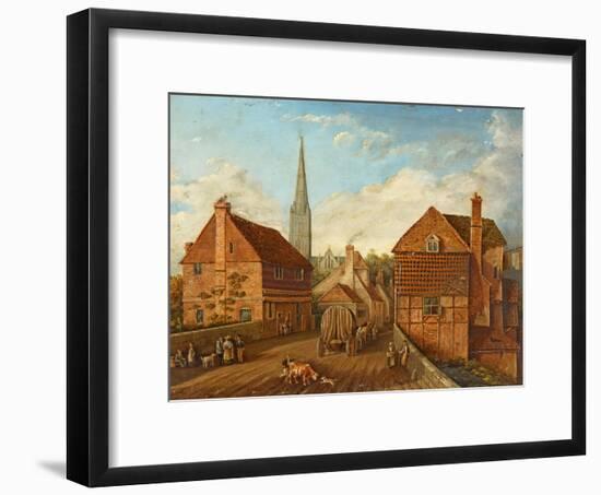 Harnham Bridge-John Gray-Framed Giclee Print