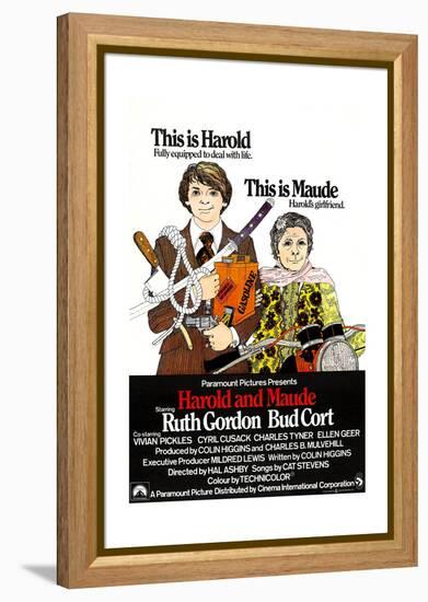 Harold and Maude, 1971-null-Framed Premier Image Canvas