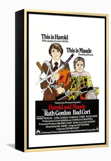 Harold and Maude, 1971-null-Framed Premier Image Canvas