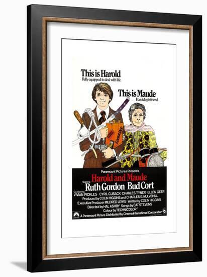 Harold and Maude, 1971-null-Framed Giclee Print