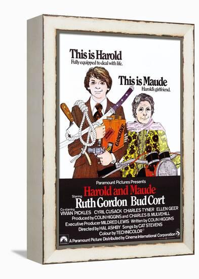 Harold and Maude-null-Framed Stretched Canvas