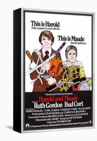 Harold and Maude-null-Framed Stretched Canvas