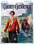 "Old Men Fishing," Country Gentleman Cover, July 12, 1924-Harold Brett-Giclee Print