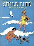 A Day at the Beach - Child Life, August 1939-Harold Carroll-Premier Image Canvas