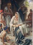 The Woman Who Touched the Hem of His Garment, Illustration from 'Women of t-Harold Copping-Giclee Print