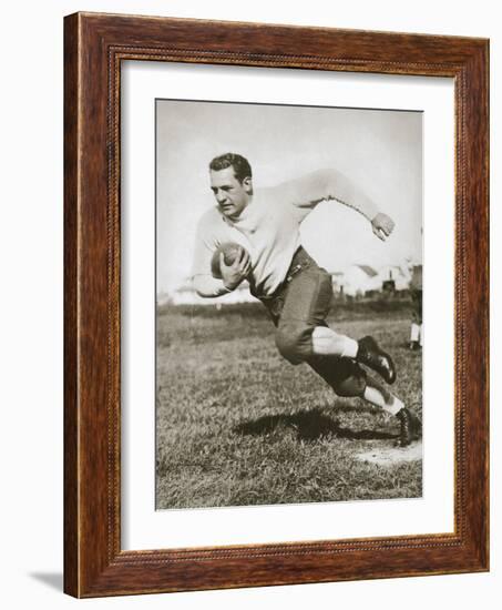 Harold Edward 'Red' Grang, American Football player, mid 1920s-Unknown-Framed Photographic Print