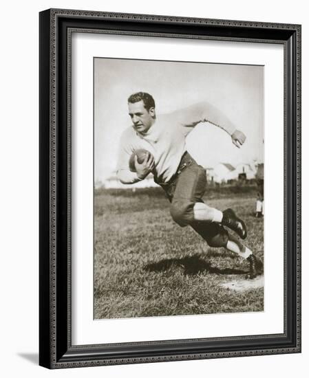 Harold Edward 'Red' Grang, American Football player, mid 1920s-Unknown-Framed Photographic Print