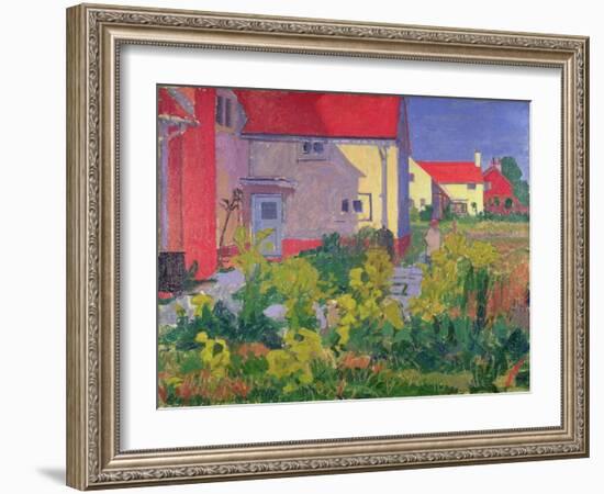 Harold Gilman's House at Letchworth-Spencer Frederick Gore-Framed Giclee Print