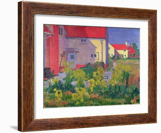 Harold Gilman's House at Letchworth-Spencer Frederick Gore-Framed Giclee Print