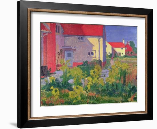 Harold Gilman's House at Letchworth-Spencer Frederick Gore-Framed Giclee Print