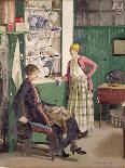 The Clay Pit, 1923-Harold Harvey-Framed Giclee Print