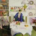 In the Kitchen, 1918-Harold Harvey-Giclee Print