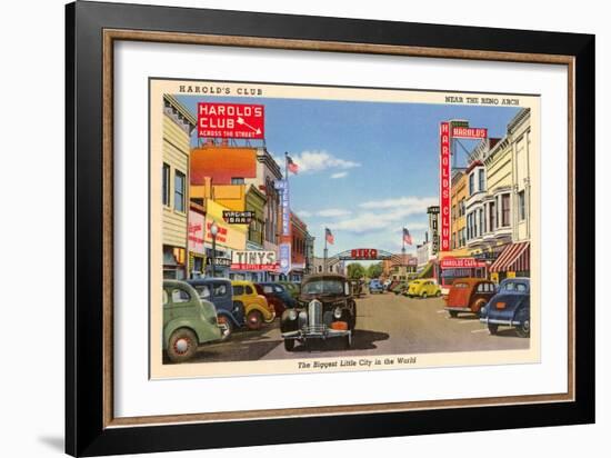 Harold's Club, Reno, Nevada-null-Framed Art Print