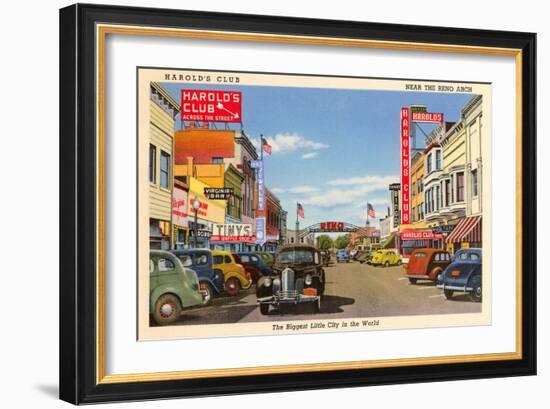 Harold's Club, Reno, Nevada-null-Framed Art Print